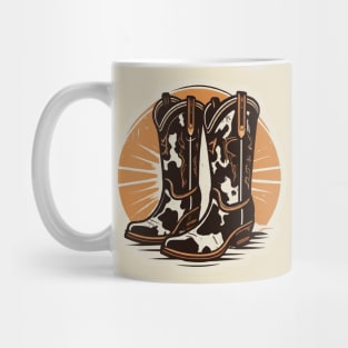 Western Boots Mug